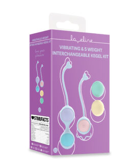 Vibrerende en 5 Gewicht Verwisselbare Kegelset – Paars