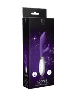 Adonis – Oplaadbare Rabbit Vibrator – Paars