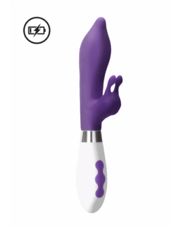 Adonis – Oplaadbare Rabbit Vibrator – Paars