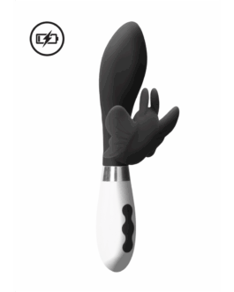 Alexios – Oplaadbare Rabbit Vibrator – Zwart