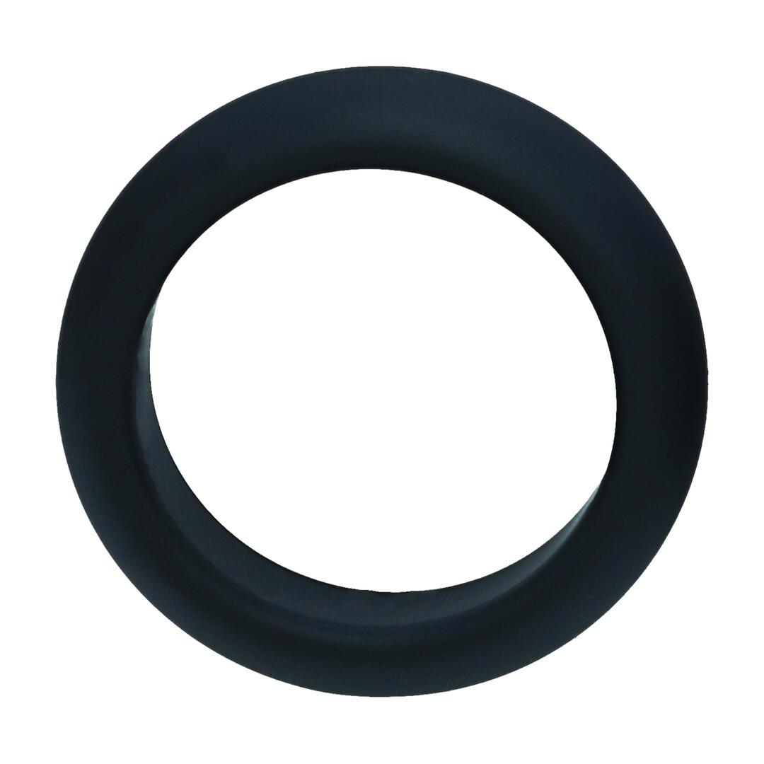 Wide O Silicone Cockring - S - 30mm - Zwart - Afbeelding 4