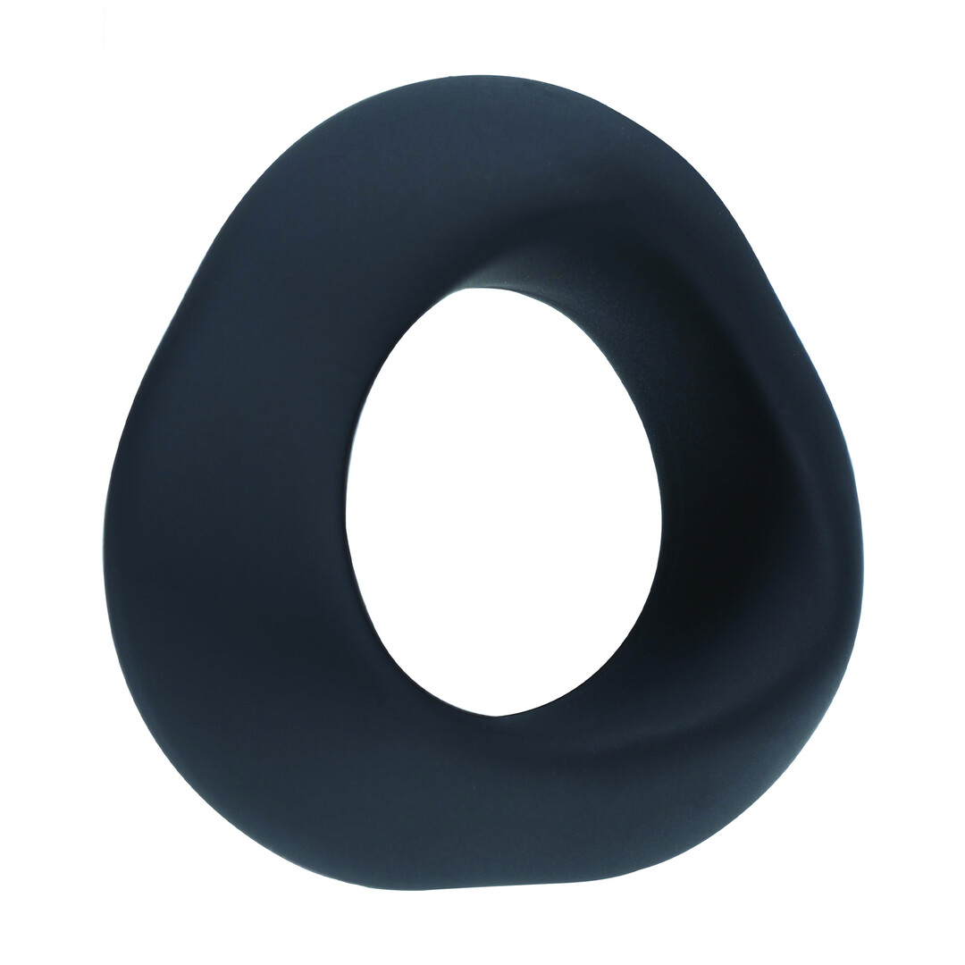 Ergo Liquid Silicone Cockring - Zwart - Afbeelding 4