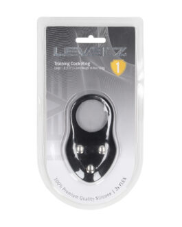 Siliconen Trainings Cockring – L – Zwart