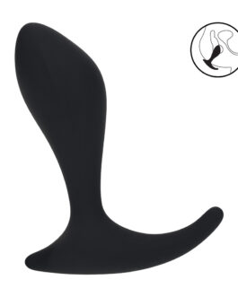 Enkele Golf Siliconen Prostaat Massager – Zwart