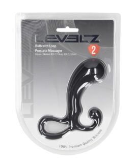 Lamp met Lussen Silicoon Prostaat Massager – M – Zwart