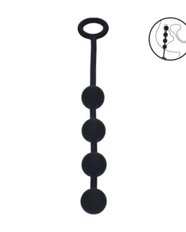 Ronde Siliconen Anale Ballen – S – 20mm – Zwart