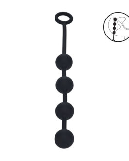 Ronde Siliconen Anale Ballen – M – 30mm – Zwart