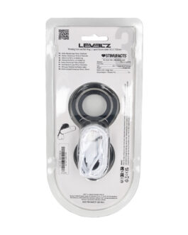 Vibrerende Cock- en Ballring met Vleugelstimulator – Zwart