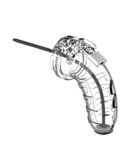 Model 16 Chastity Cock Cage met Urethrale Sounding – 4.5 / 11,5 cm