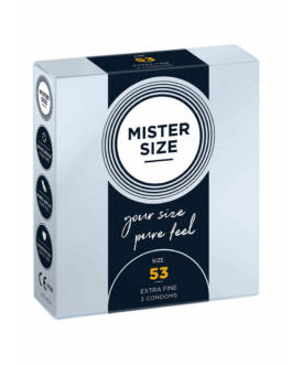 Pure Feel – Condooms 53 mm – 3 Pack