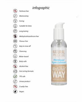 Vegan Waterbased Glijmiddel – 5 fl oz / 150 ml