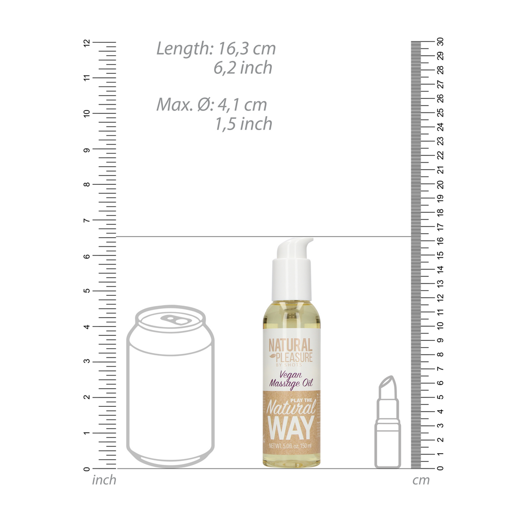 Vegan Massage Olie - 5 fl oz / 150 ml - Afbeelding 4