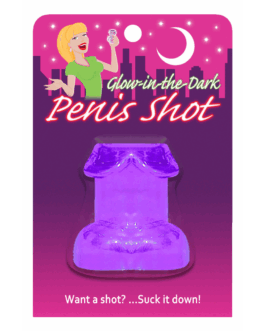 Glow-in-the-Dark Penis Shot – Paars