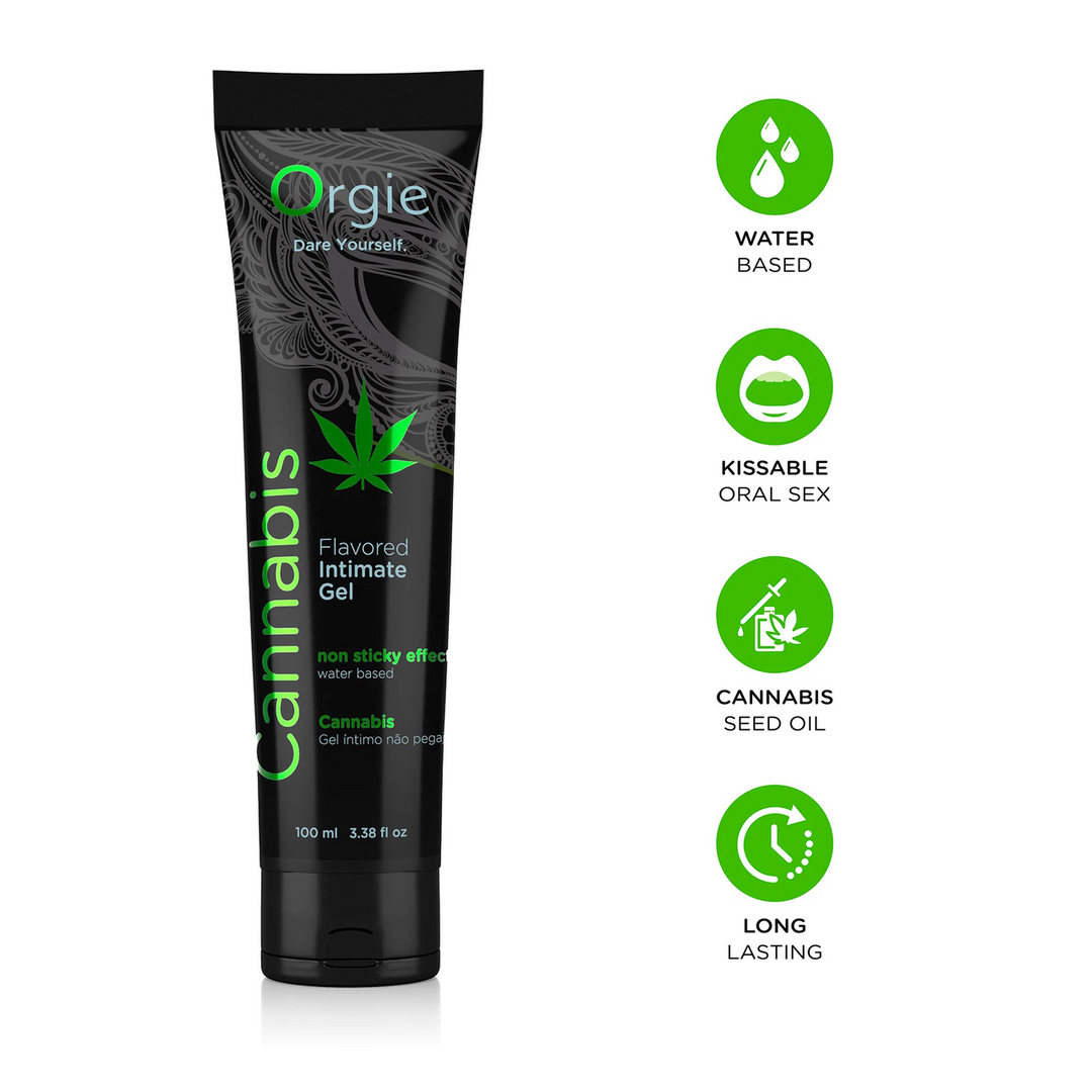 Lube Tube Cannabis - Waterbased Lubricant - 3 fl oz / 100 ml - Afbeelding 2