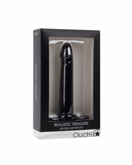 Realistic Treasure – Strap-On Sleeve – Zwart