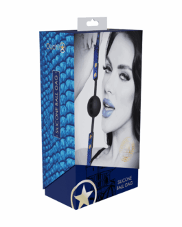Florence Collectie – Siliconen Ball Gag – Blauw
