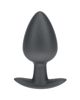 Zachte Siliconen Anale Plug – Groot – 3,5 / 8,9 cm – Gunmetal