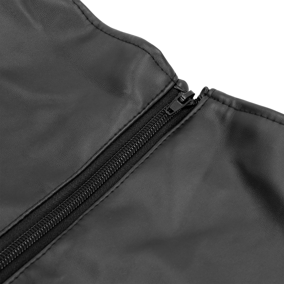 Zip-Up Volledige Arm en Schouder Mouw Beperking - Zwart - Afbeelding 7