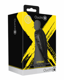 Zip-Up Volledige Arm en Schouder Mouw Beperking – Zwart