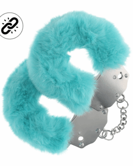 Zware Fluffy Handboeien – Blauw
