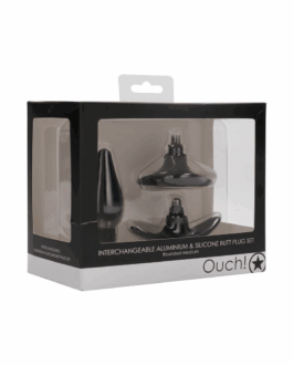Interchangeable Butt Plug Set – Rounded – Medium