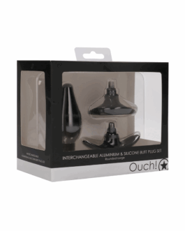 Interchangeable Butt Plug Set – Rounded – Large