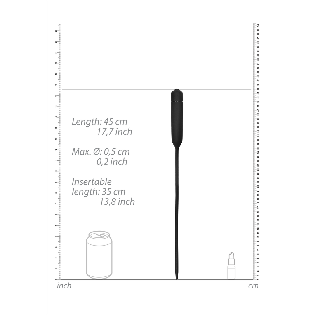 Silicone Vibrerende Bullet Plug Extra Lang - Afbeelding 7