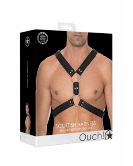 Schotse Leren Harnas – S/M