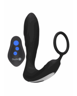 E-stim Vibrerende Butt Plug  Cockring