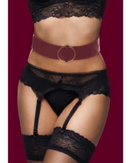 Waist Belt with Bondage Rings – L/XL