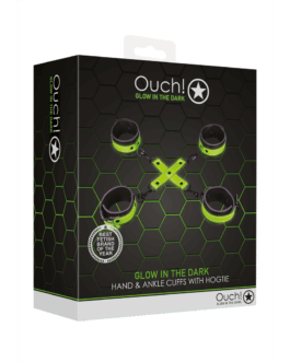 Hand- en enkelboeien met hogtie – Glow in the Dark
