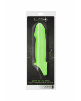 Gladde Dikke Rekbare Penis Huls – Glow in the Dark