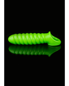 Swirl Rekbare Penis Sheath – Glow in the Dark