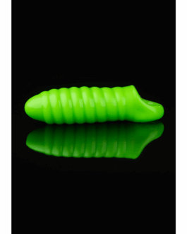 Swirl Dikke Rekbare Penis Sheath – Glow in the Dark