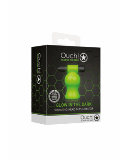 Vibrerende Hoofd Masturbator – Glow in the Dark