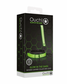 Halsband en Leash – Glo in het Donker