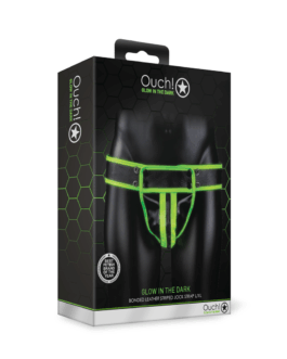 Gestreepte Jockstrap – Glow in the Dark – L/XL