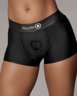 Vibrerende Strap-on Boxer – M/L – Zwart