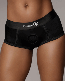 Vibrerende Strap-on Boxershort – M/L – Zwart
