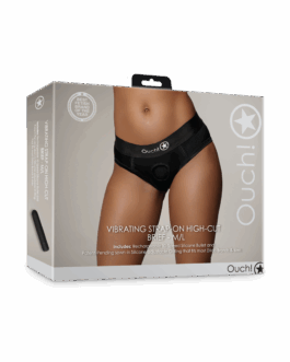 Vibrerende Strap-on Hoge Snit Boxershort – M/L – Zwart
