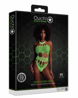Body met Griekse Halslijn – One Size – Neon Groen