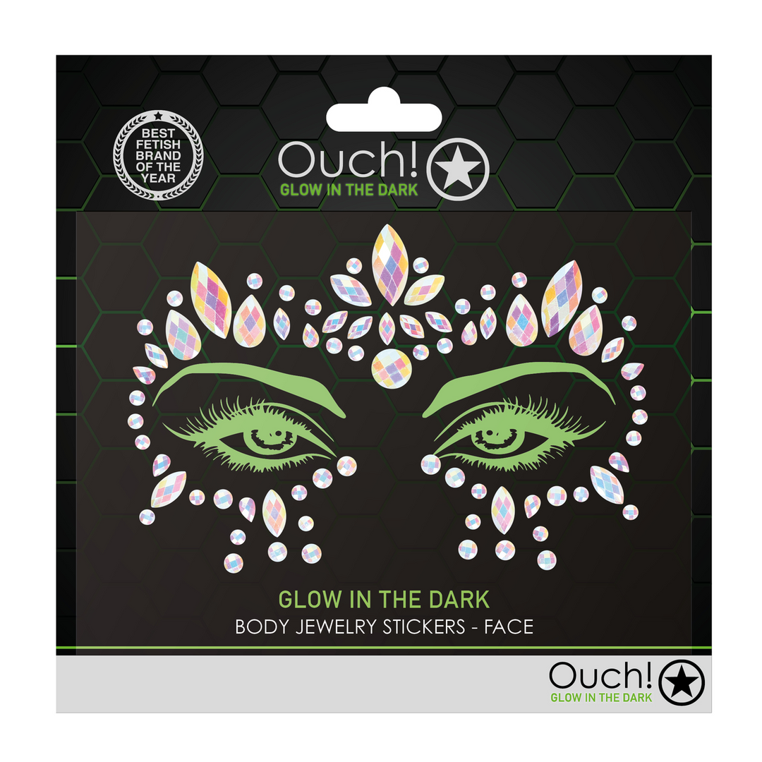 Lichaamsjuwelen Stickers - Gezicht - Afbeelding 2