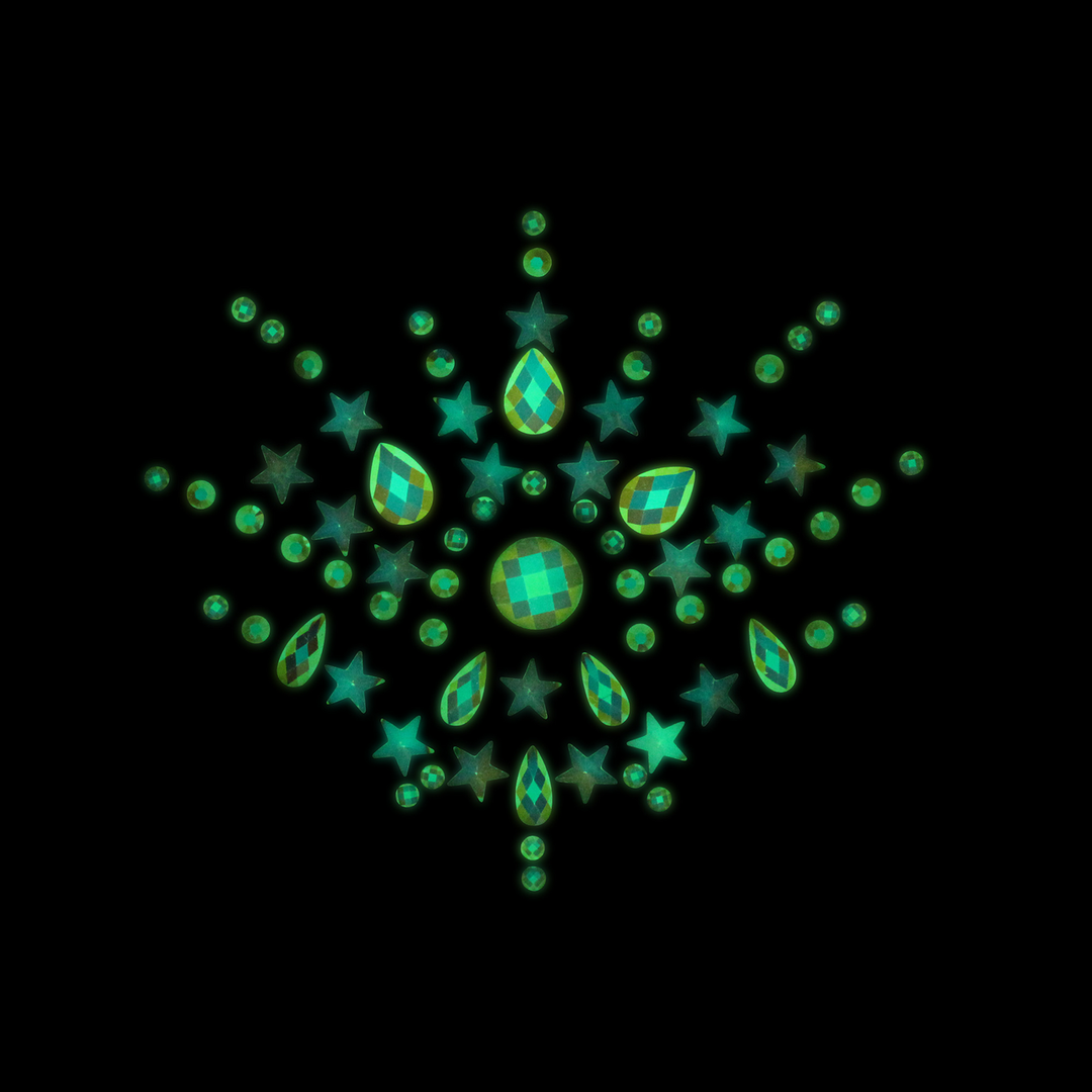 Lichaamsjuwelen Stickers - Borst - Afbeelding 4