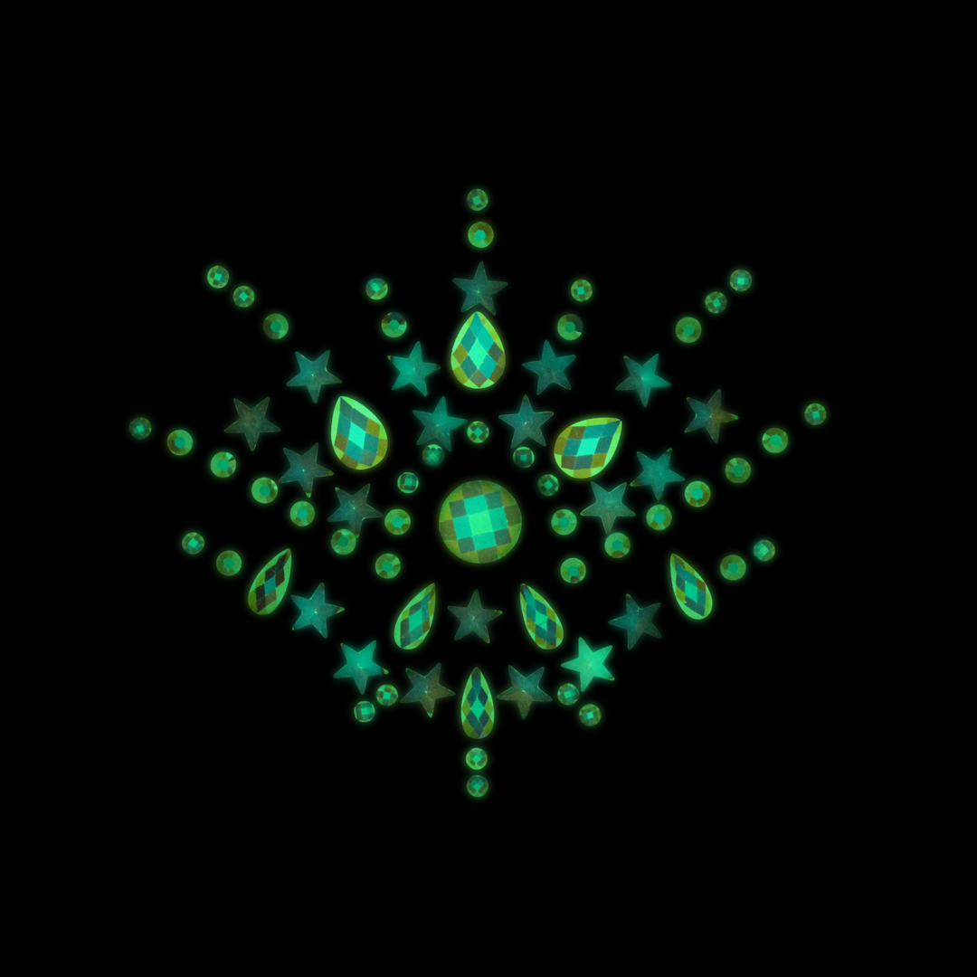 Lichaamsjuwelen Stickers - Borst - Afbeelding 5