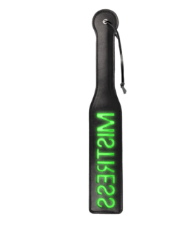 Mistress Paddle – Glow in the Dark – Neon Groen