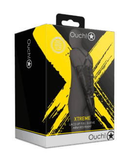 Vetersluiting Volledige Mouw Armbeperking – Zwart