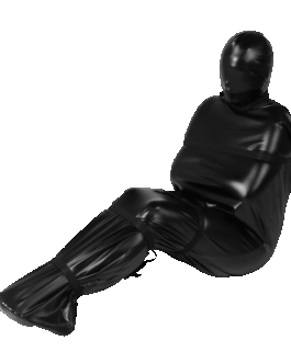 Body Bag met Nylon Bandjes – Zwart