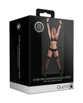 Over de Deur Bondage Kruis – Zwart