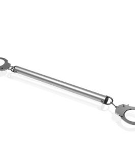 Spreader Bar met Hand- of Enkelboeien – Zilver