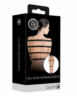 Volledige Lichaams Bondage Riemen – Zwart